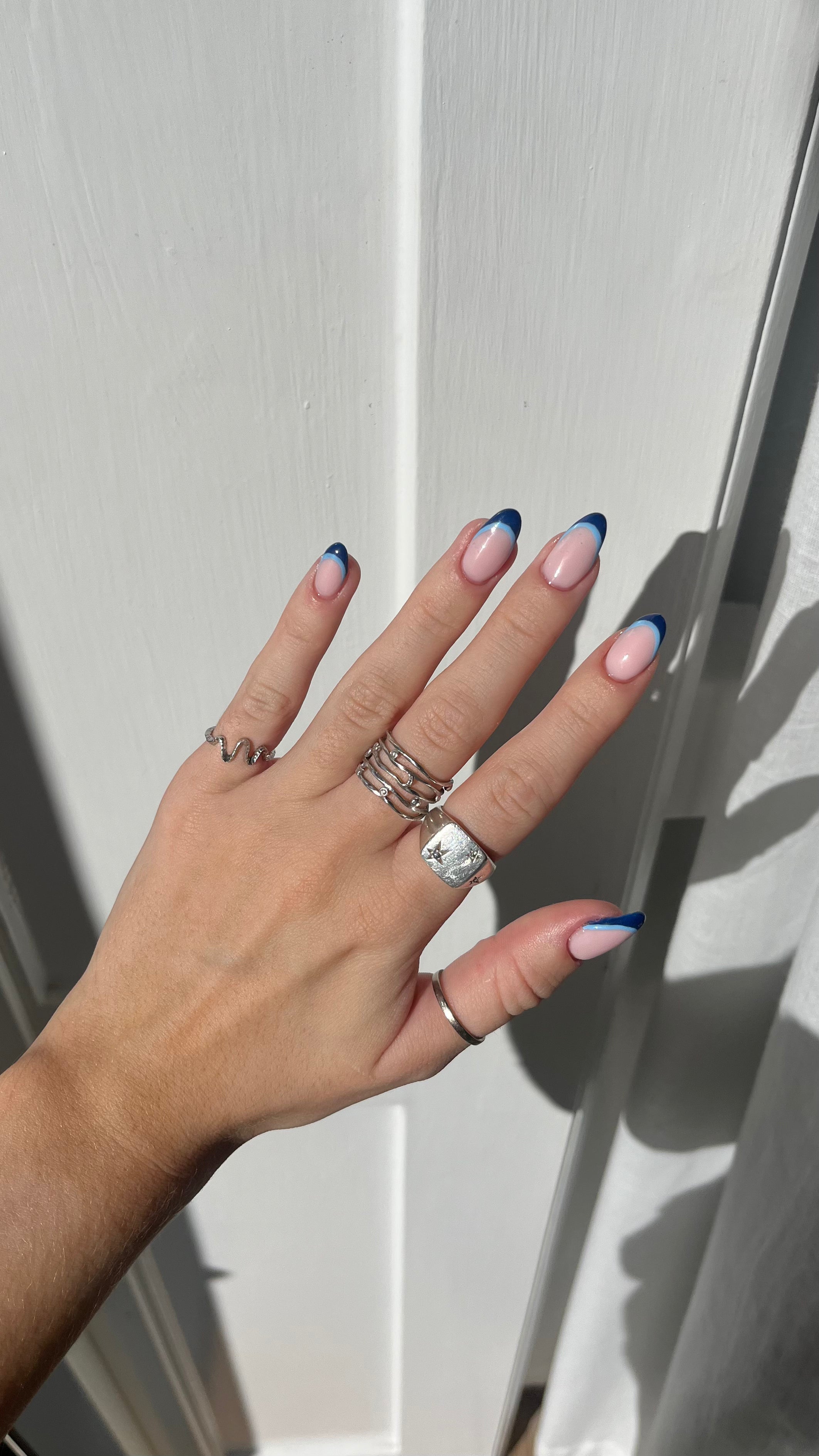 Double blue french