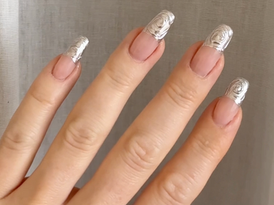 CHROME FRENCH TIPS