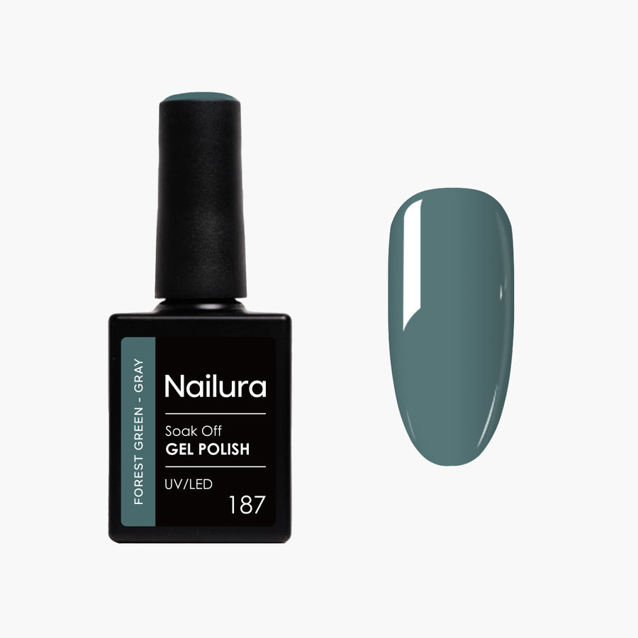 Gel Polish 187 - Forest Green Gray