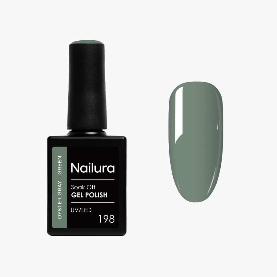 Gel Polish 198 - Oyster Gray Green
