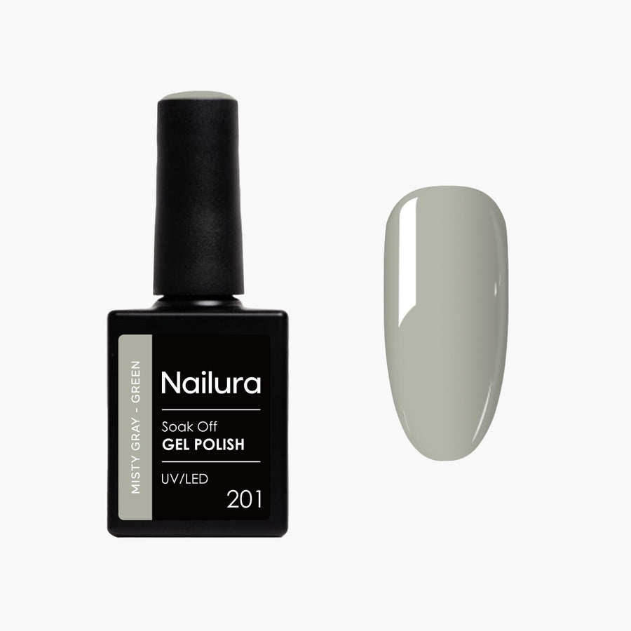 Gel Polish 201 - Misty Gray Green