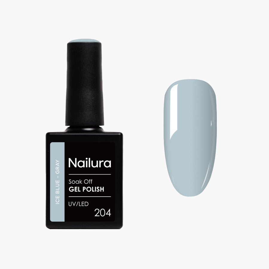Gel Polish 204 - Ice Blue Gray