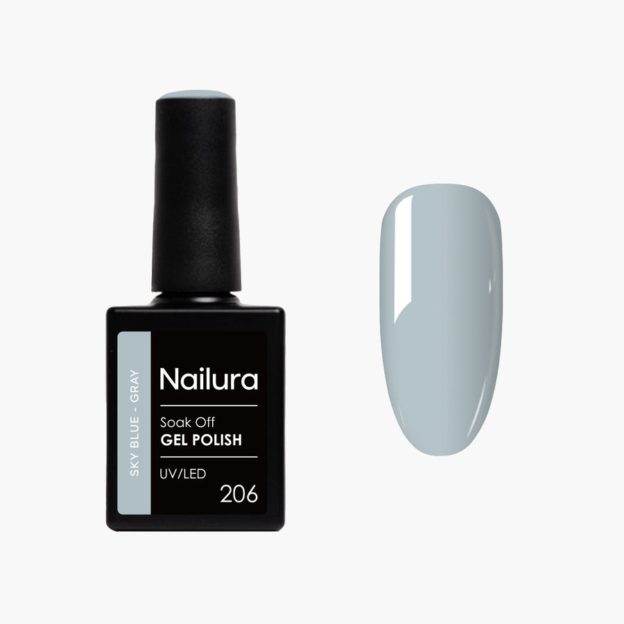 Gel Polish 206 - Sky Blue Gray