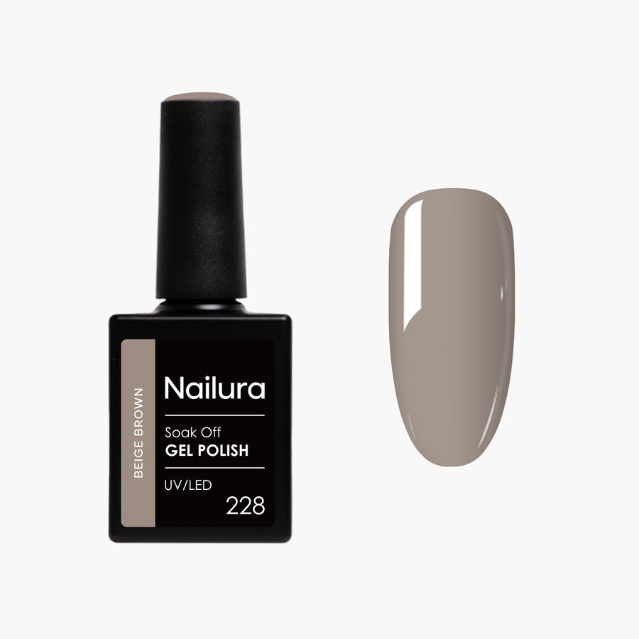 Gel Polish 228 - Beige Brown