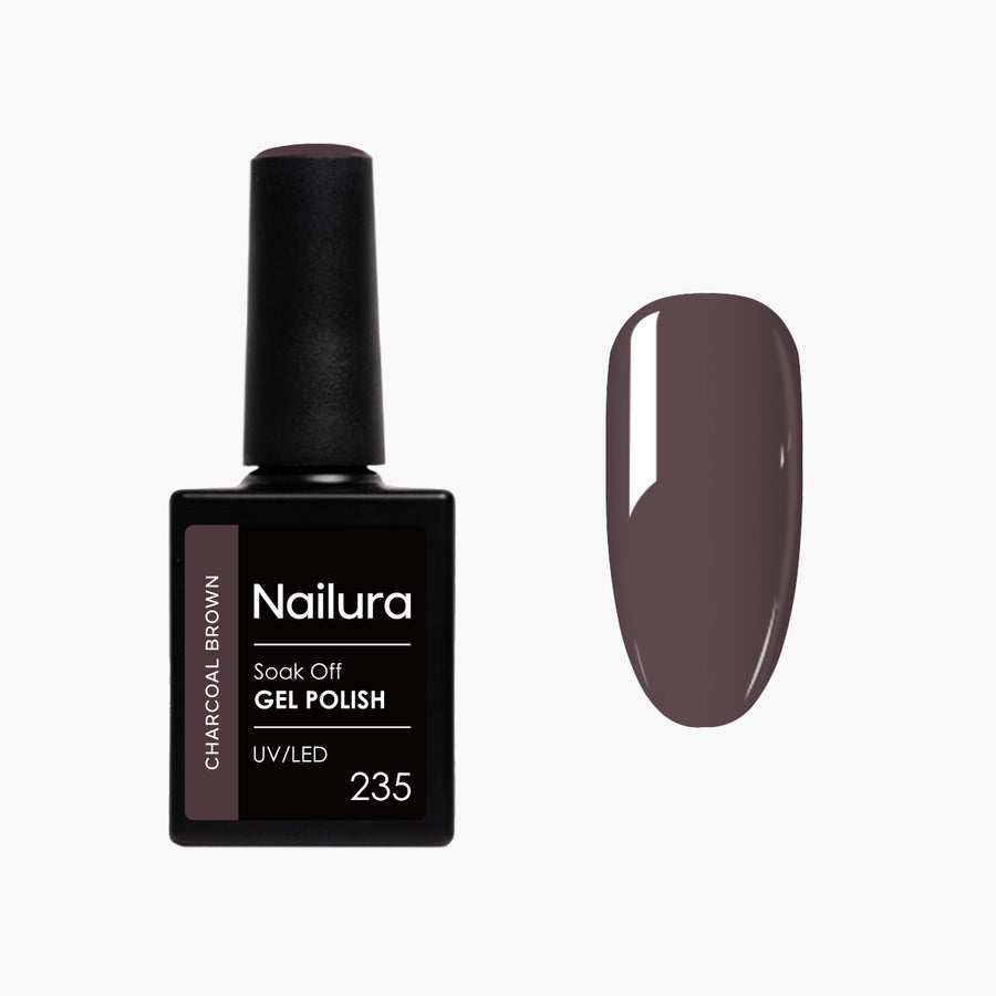 Gel Polish 235 - Charcoal Brown