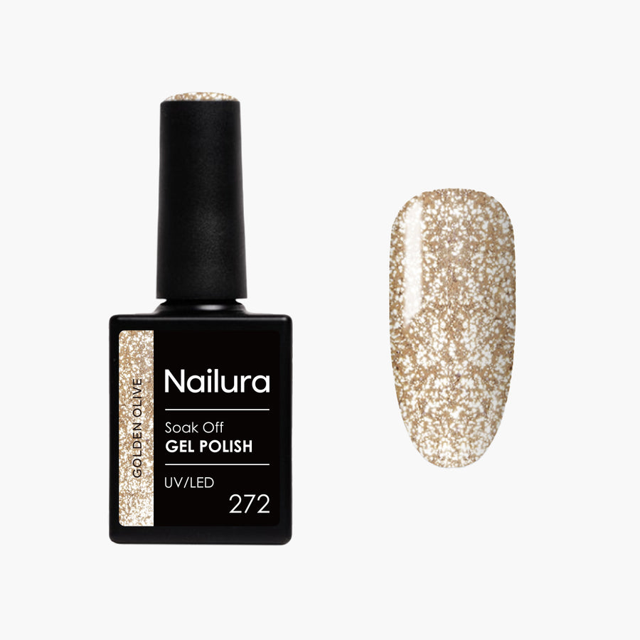 Cat Eye Gel Polish 272 - Golden Olive