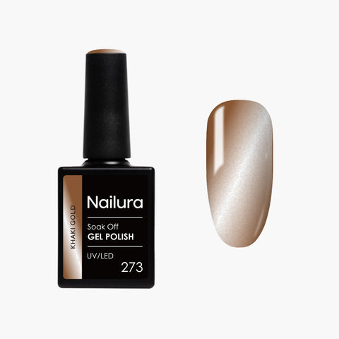 Cat Eye Gel Polish 273 - Khaki Gold