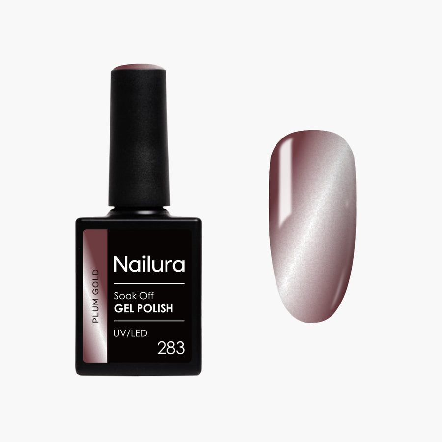 Cat Eye Gel Polish 283 - Plum Gold