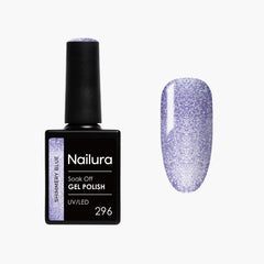 Cat Eye Gel Polish 296 - Shimmery Blue