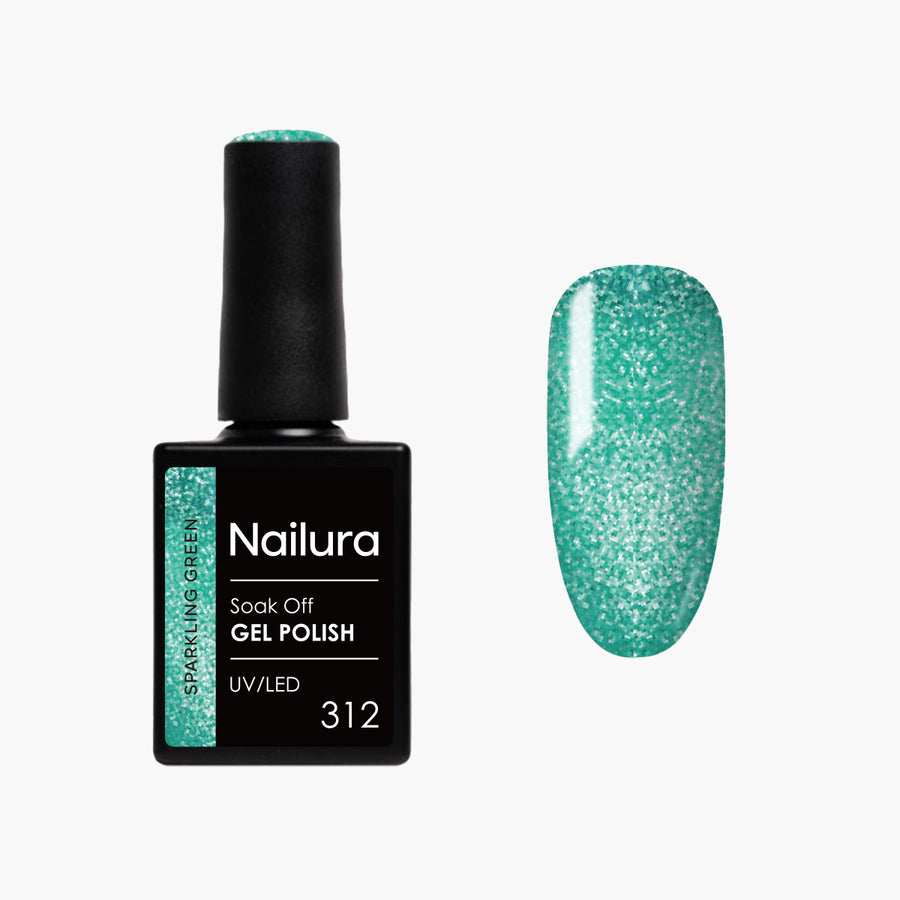 Cat Eye Gel Polish 312 - Sparkling Green
