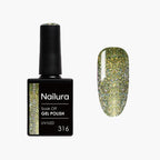 Cat Eye Gel Polish 316 - Sparkling Yellow Green