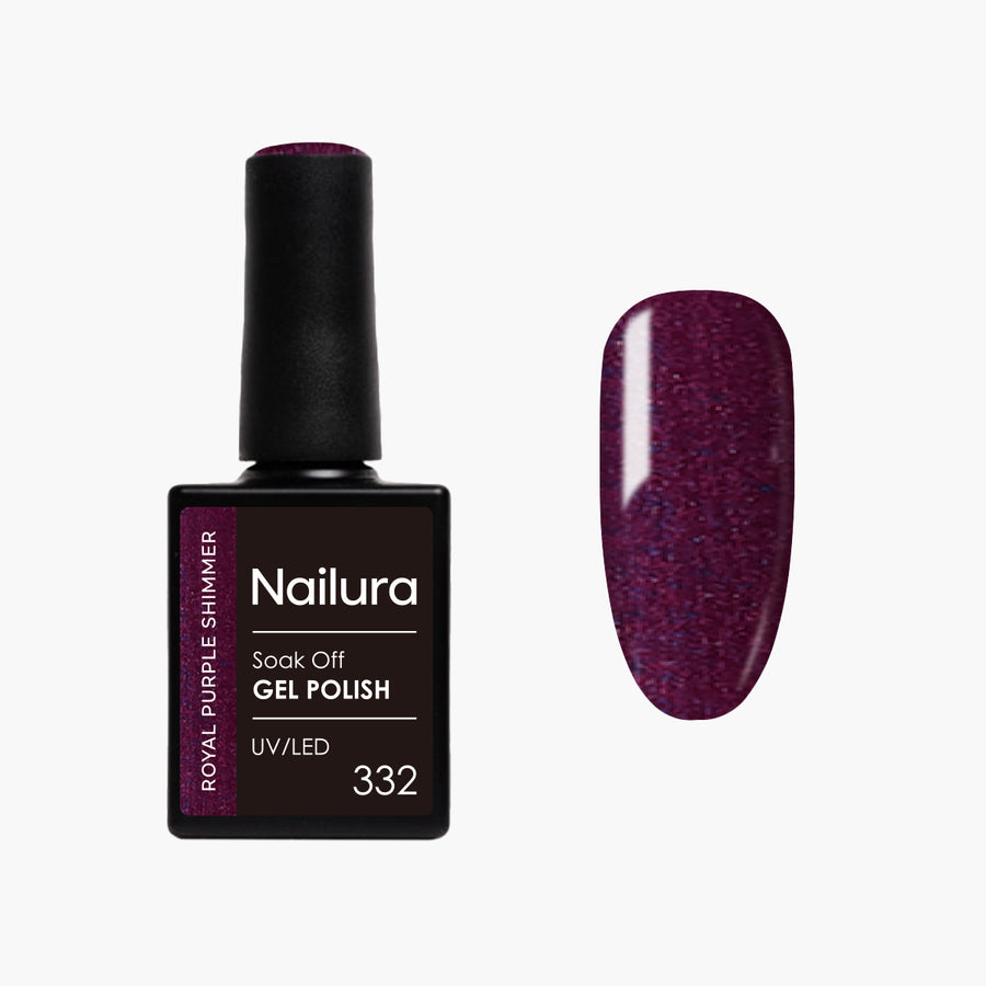 Gel Polish Glimmer 332 - Royal Purple Shimmer