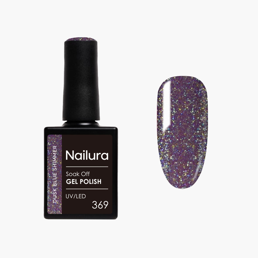 Gel Polish Glimmer 369 - Dusk Blue Shimmer