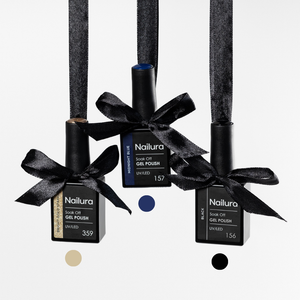 NYTÅRSPAKKE: MIDNIGHT BLUE, BLACK, BRIGHT GOLD SPARKLE