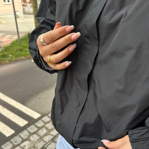 Stribede French tips