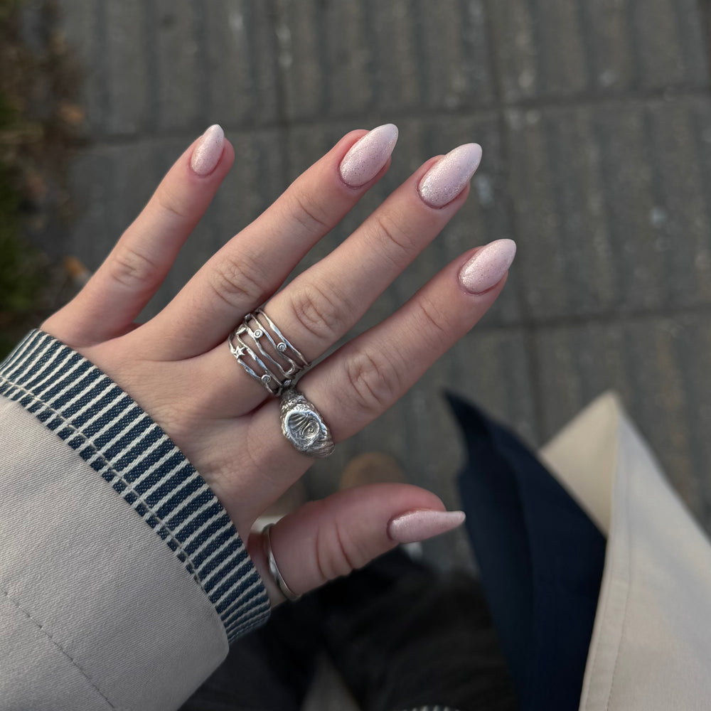 348 - Peach Gold Shimmer