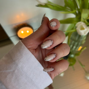 Chrome polka dots