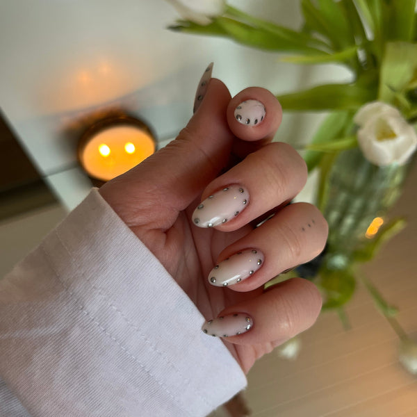 Chrome polka dots