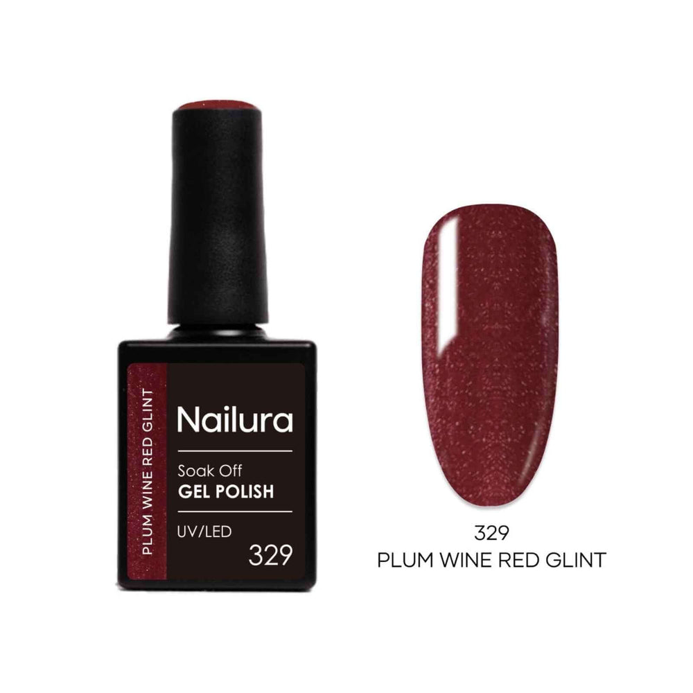 329 - Plum Wine Red Glint