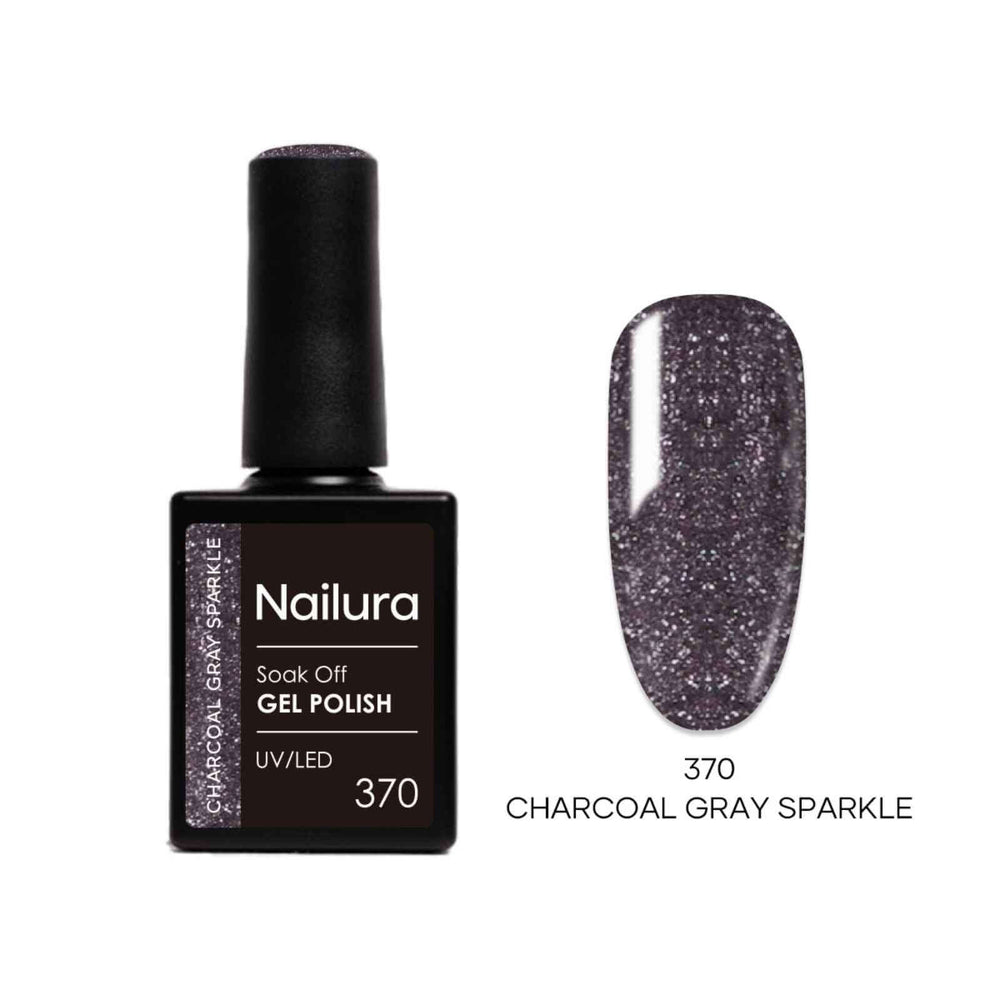 370 - Charcoal Gray Sparkle