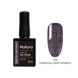 370 - Charcoal Gray Sparkle