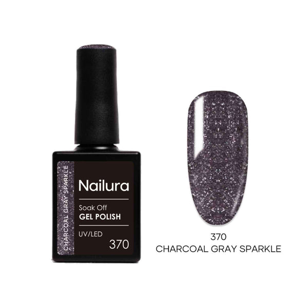 370 - Charcoal Gray Sparkle